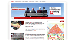 Desktop Screenshot of caritasstiftung-stuttgart.de
